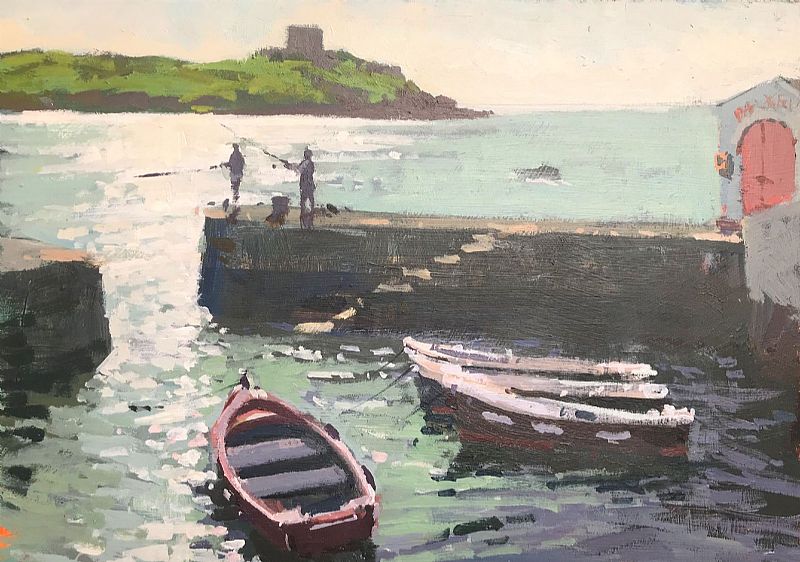 Steve  Browning - Fishing Coliemore Harbour